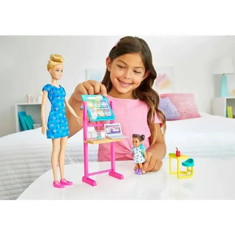 Fisher-Price Barbie*Mattel - Barbie Teacher Theme with Blonde Fashion Doll
