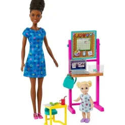 Fisher-Price Barbie*Mattel - Barbie Teacher Theme with Brunette Fashion Doll