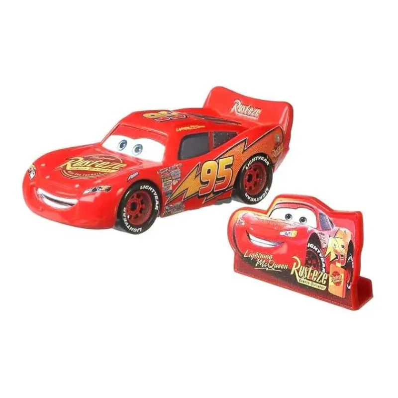 Mattel Cars*- Car Characters Brand Lightning Mcqueen With Sign