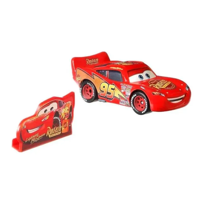 Mattel Cars*- Car Characters Brand Lightning Mcqueen With Sign