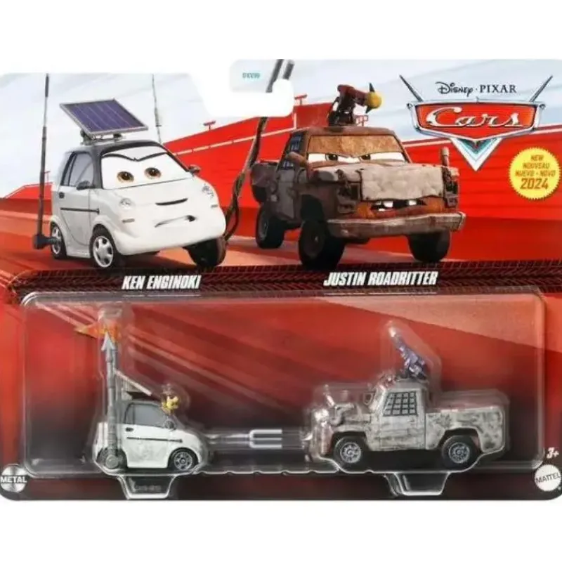 Mattel Cars|Cars, Trucks & Trains*- Cars Character Cars Ken Enginoki + Justin Roadritter