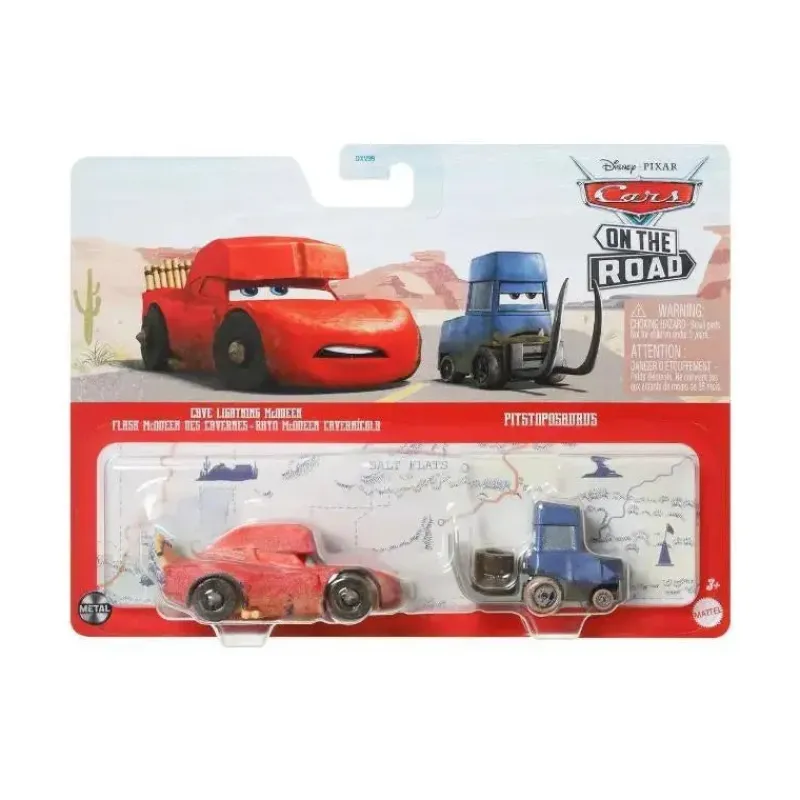 Mattel Cars|Cars, Trucks & Trains*- Cars Character Cars Cave, Lightning Mc Queen + Pitstoposaurus