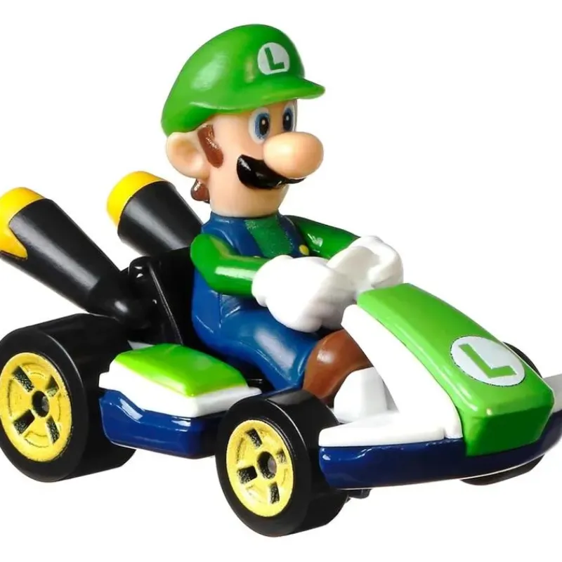 Mattel Cars|Cars, Trucks & Trains*- Hot Wheels Mariokart Cars, Luigi