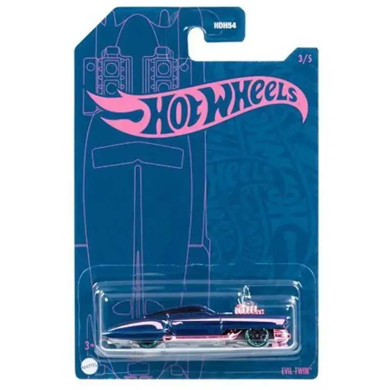 Mattel Cars|Cars, Trucks & Trains*- Hot Wheels Pearl And Chrome Evil Twin