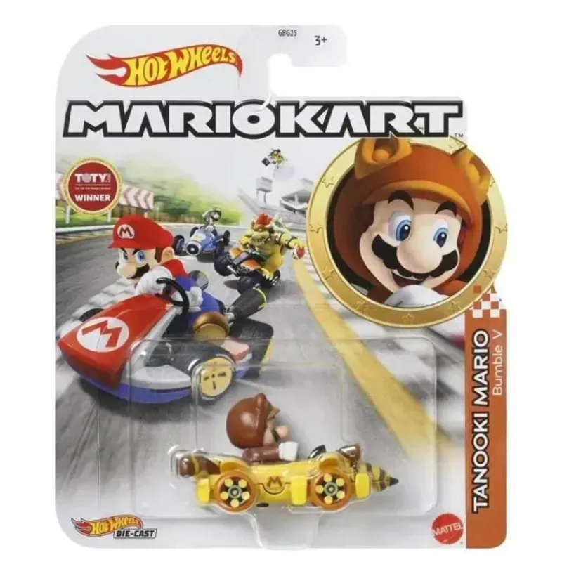 Mattel Cars|Cars, Trucks & Trains*- Hw Mario Kart , Tanooki Mario Bumble V