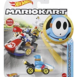 Mattel Cars|Cars, Trucks & Trains*- Hw Mario Kart, Light-Blue Shy Guy Standard Kart