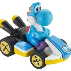 Mattel Cars|Cars, Trucks & Trains*- Hw Mario Kart, Light-Blue Yoshi Standard Kart