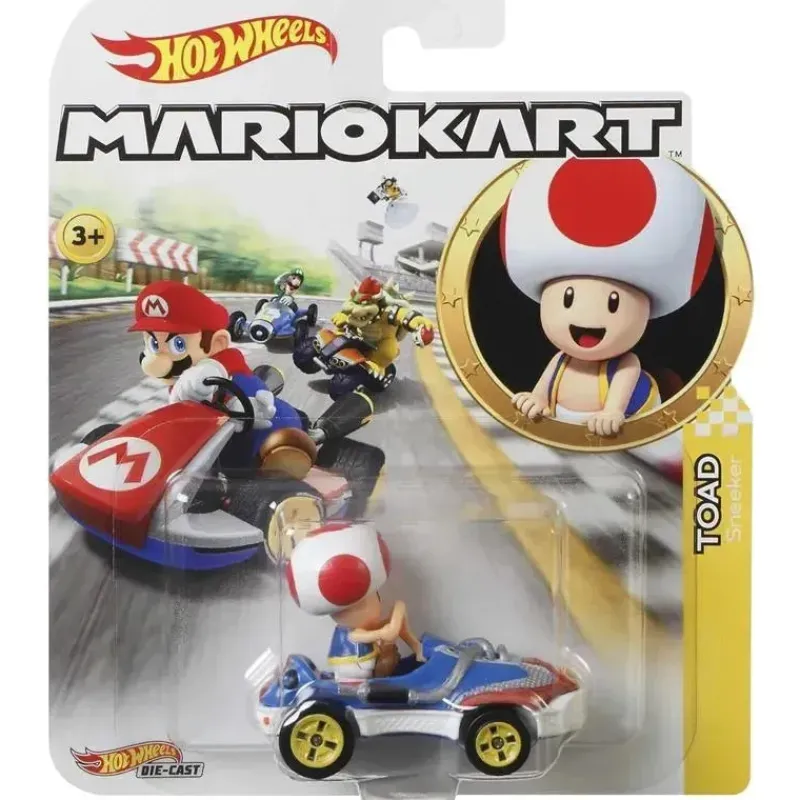 Mattel Cars|Cars, Trucks & Trains*- Hw Mario Kart, Toad