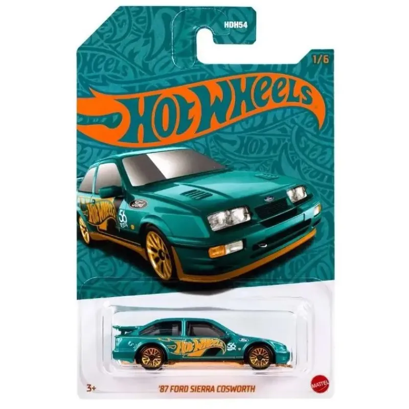 Mattel Cars|Cars, Trucks & Trains*- Hw Pearl And Chrome '87 Ford Sierra Cosworth