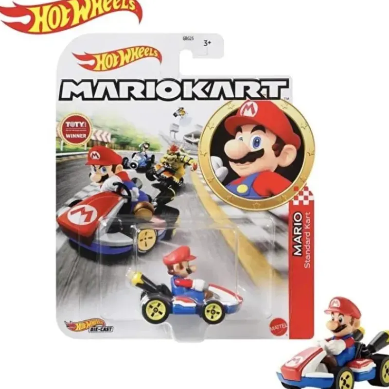 Mattel Cars|Cars, Trucks & Trains*- Mario Kart - Mario with Standard Kart Vehicle