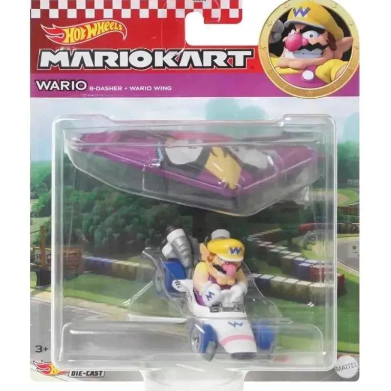 Fisher-Price Cars|Cars, Trucks & Trains*Mattel - Mario Kart Gliders Wario Mix 4
