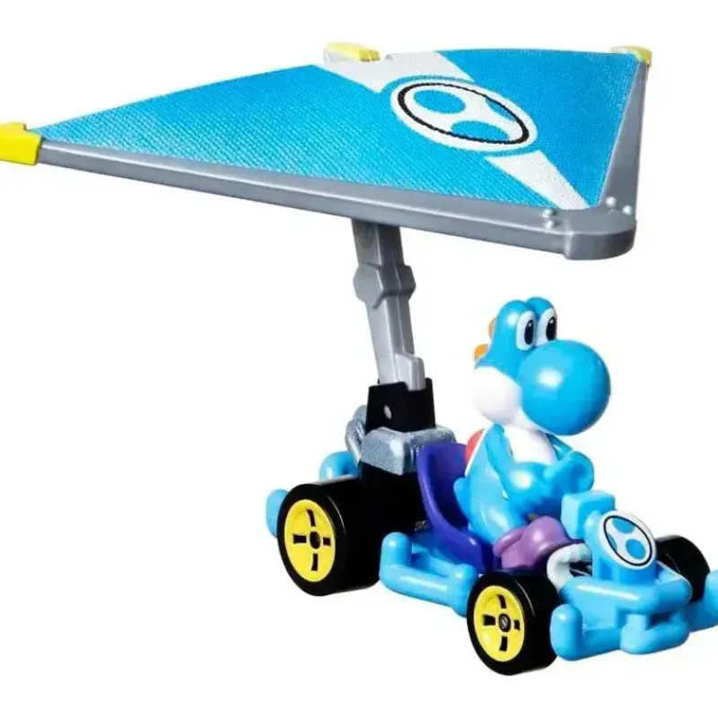 Fisher-Price Cars|Cars, Trucks & Trains*Mattel - Mario Kart Gliders Light Blue Yoshi Mix 4