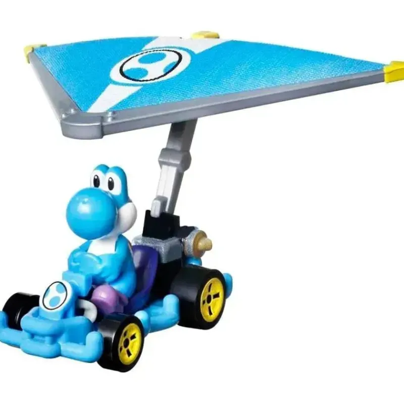Fisher-Price Cars|Cars, Trucks & Trains*Mattel - Mario Kart Gliders Light Blue Yoshi Mix 4