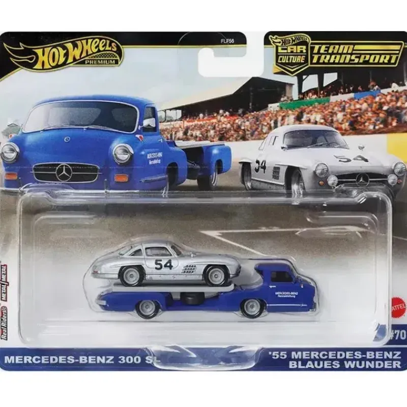 Mattel Cars|Cars, Trucks & Trains*- Team Transport '55 Mercedes-Benz Blaues Wunder & Mercedes-Benz 300 Sl