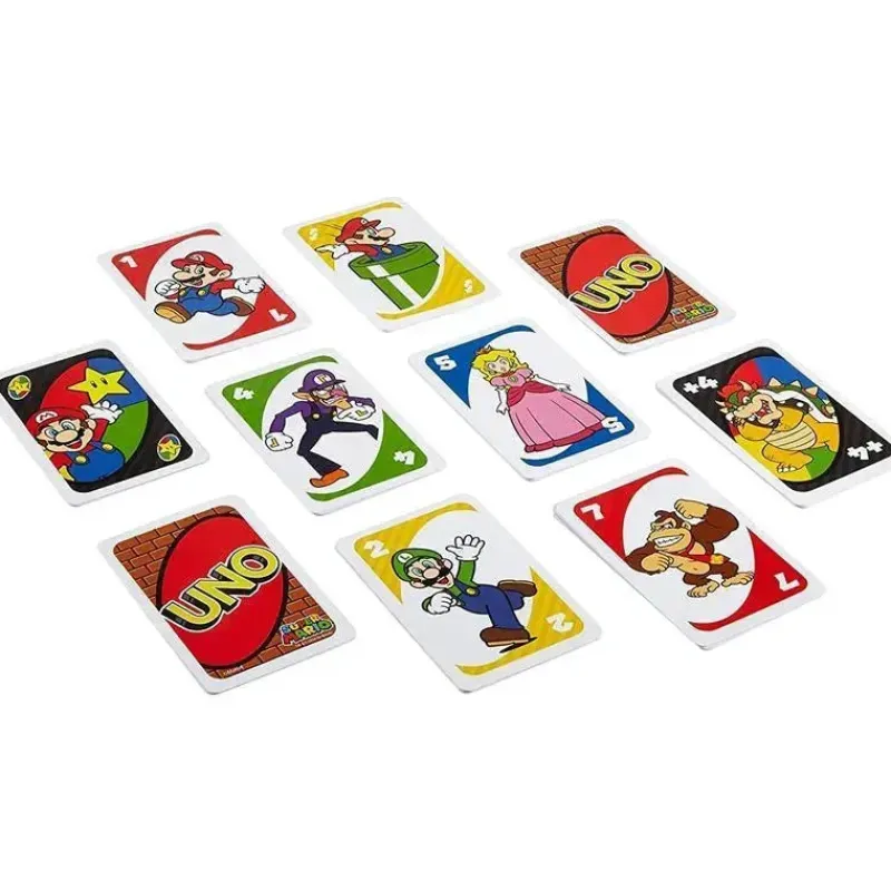 Mattel Toys For 3 Year Old*- Uno Super Mario Bros