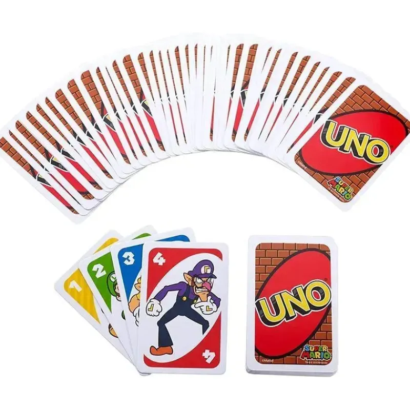 Mattel Toys For 3 Year Old*- Uno Super Mario Bros