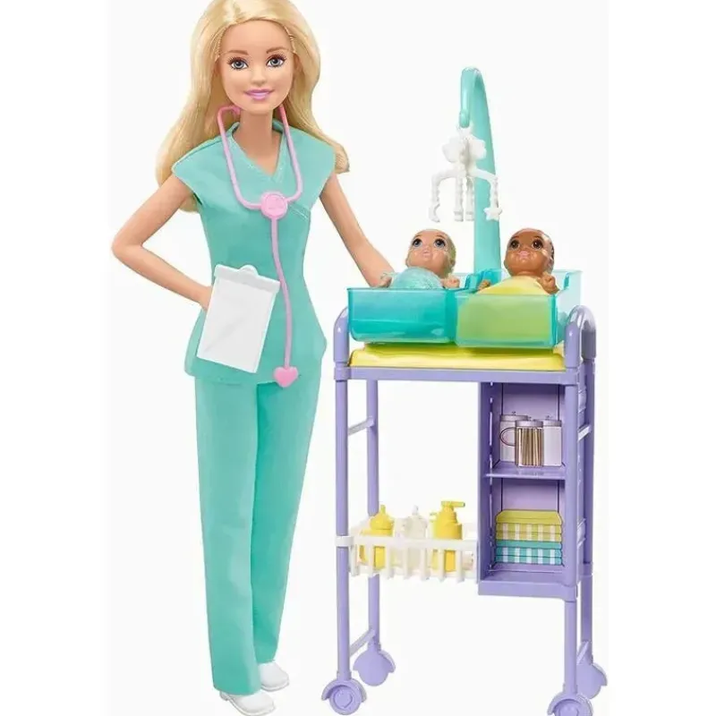 Mattel Barbie|Dolls*Barbie Careers - Baby Doctor Playset