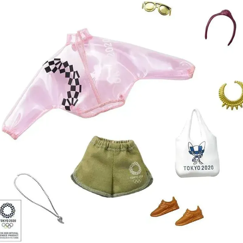 Mattel Barbie*Barbie Licensed Fashion Storytelling Pack Jacket, Shorts and Accessories