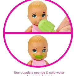 Mattel Barbie|Pretend Play*Barbie Skipper Babysitters Bath Time Baby