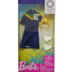 Mattel Barbie*Licensed Fashions Barbie Tokio 2020 Blue Dress