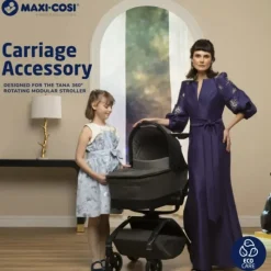 Maxi-Cosi Bassinets & Carrycots*- Carriage Accessory Kindred Collection, Onyx Heritage