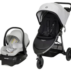 Maxi-Cosi Travel Systems*- Gia XP Luxe 3-Wheel Travel System, Midnight Moon