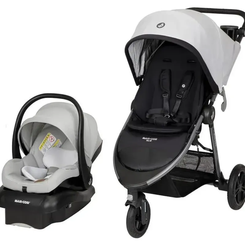 Maxi-Cosi Travel Systems*- Gia XP Luxe 3-Wheel Travel System, Midnight Moon