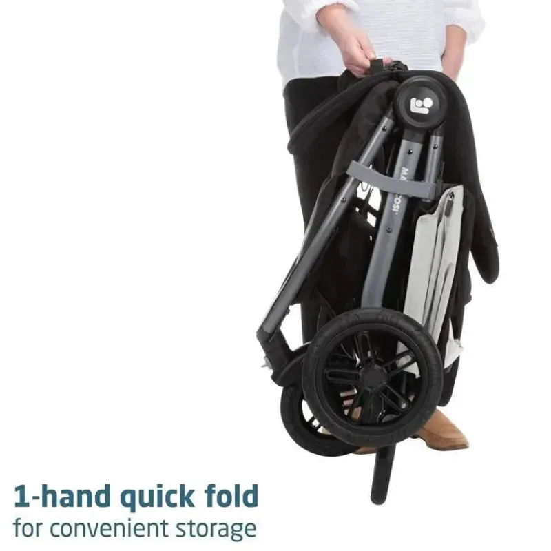 Maxi-Cosi Travel Systems*- Gia XP Luxe 3-Wheel Travel System, Midnight Moon