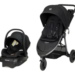 Maxi-Cosi Travel Systems*- Gia XP Luxe 3-Wheel Travel System, Midnight Black