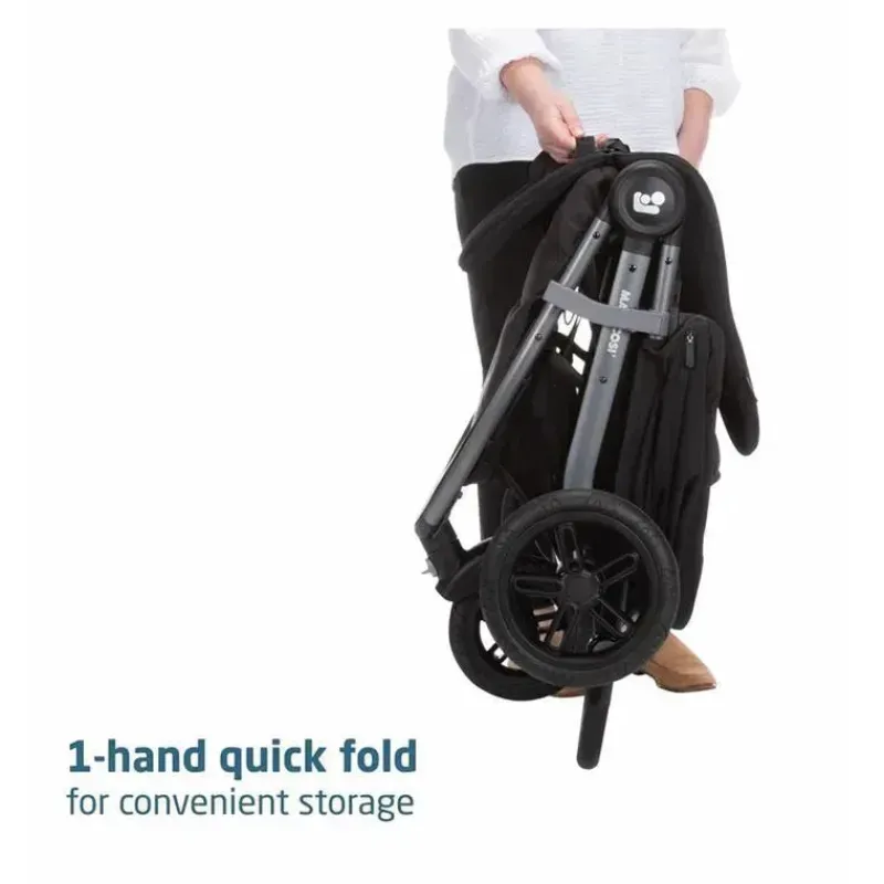 Maxi-Cosi Travel Systems*- Gia XP Luxe 3-Wheel Travel System, Midnight Black