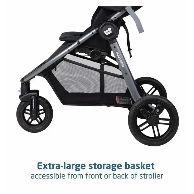 Maxi-Cosi Travel Systems*- Gia XP Luxe 3-Wheel Travel System, Midnight Black