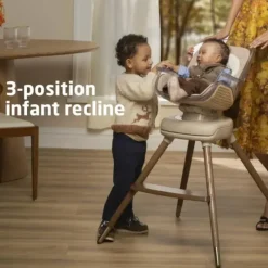 Maxi-Cosi High Chair*- Kiskadee 360 Rotating Highchair Kindred Collection, Natural Heritage