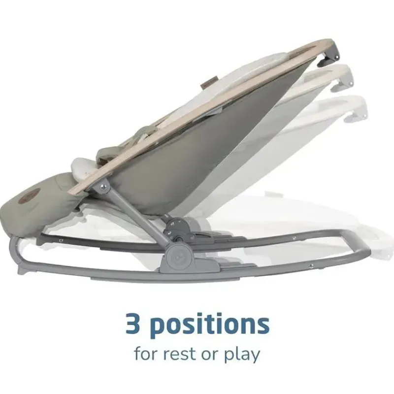 Maxi-Cosi Bouncers, Swings & Rockers*- Kori 2-in-1 Rocker, Classic Graphite