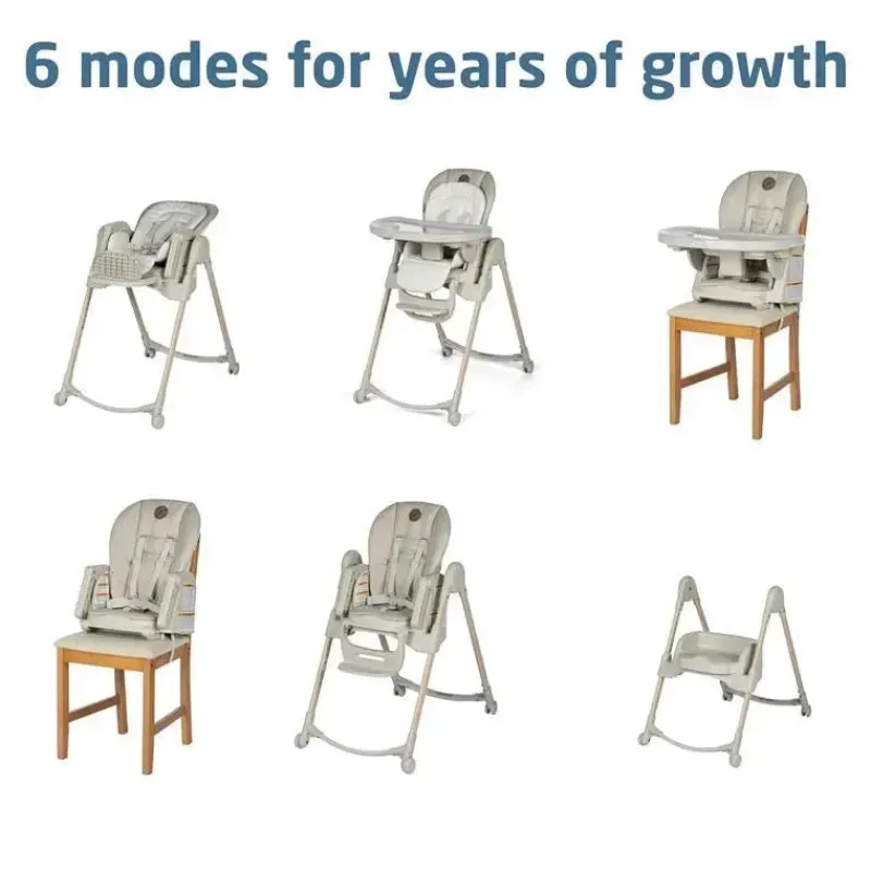 Maxi-Cosi High Chair*- Minla 6-In-1 Adjustable High Chair, Classic Oat