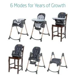 Maxi-Cosi High Chair*- Minla 6-in-1 High Chair, Essential Graphite