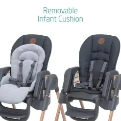 Maxi-Cosi High Chair*- Minla 6-in-1 High Chair, Essential Graphite