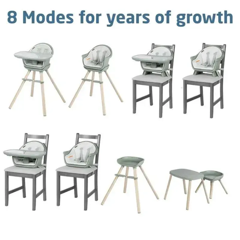 Maxi-Cosi High Chair*- Moa 8-in-1 Highchair, Classic Green