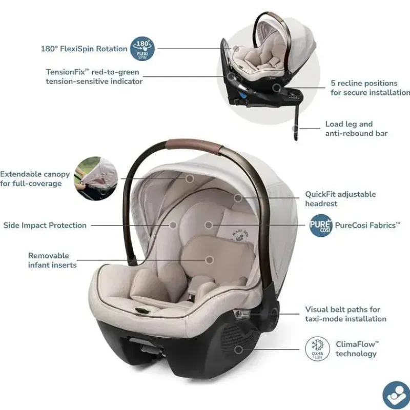Maxi-Cosi Infant Car Seats*- Peri 180 Rotating Infant Car Seat, Desert Wonder