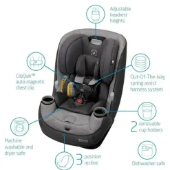 Maxi-Cosi All In One Car Seat|Convertible Car Seats*- Pria Max All-in-One Convertible Car Seat, Urban Wonder