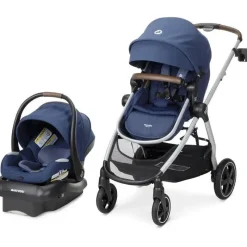 Maxi-Cosi Travel Systems*- Zelia 2 Luxe 5-in-1 Modular Travel System, New Hope Navy