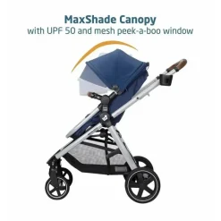 Maxi-Cosi Travel Systems*- Zelia 2 Luxe 5-in-1 Modular Travel System, New Hope Navy