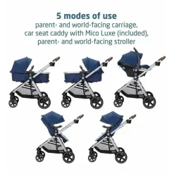 Maxi-Cosi Travel Systems*- Zelia 2 Luxe 5-in-1 Modular Travel System, New Hope Navy