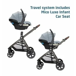 Maxi-Cosi Travel Systems*- Zelia 2 Luxe 5-in-1 Modular Travel System, New Hope Grey