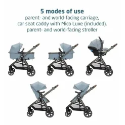 Maxi-Cosi Travel Systems*- Zelia 2 Luxe 5-in-1 Modular Travel System, New Hope Grey