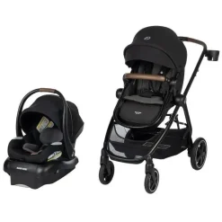 Maxi-Cosi Single Strollers*- Zelia2 Luxe 5-in-1 Modular Travel System, New Hope Black