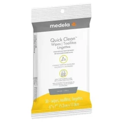 Medela Breast Pump Accessories*- 30Ct Quick Clean Breast Pump and Accessory Wipes