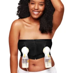 Medela Nursing Bras*- Hands Free Pumping Bustier, Black