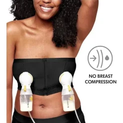 Medela Nursing Bras*- Hands Free Pumping Bustier, Black
