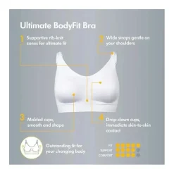 Medela Nursing Bra & Intimate Apparel*- Maternity & Nursing Ultimate Bodyfit Bra, Black