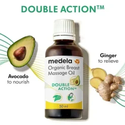 Medela Nipple Protector*- Organic Breast Massage Oil for Breastfeeding Mothers